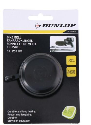 Dunlop BIKE BELL Ø 57 mm na bicykel ČIERNA