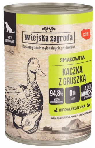 Kačica Wiejska Zagroda s hruškou 400g