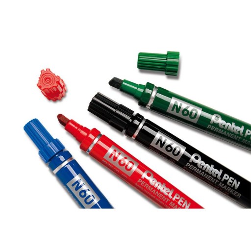 Permanentný popisovač Pentel N60 čierny