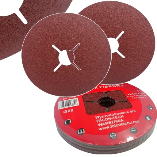 FIBER SHIELD FIBER FIBER DISC 125MM P60 10 ks.