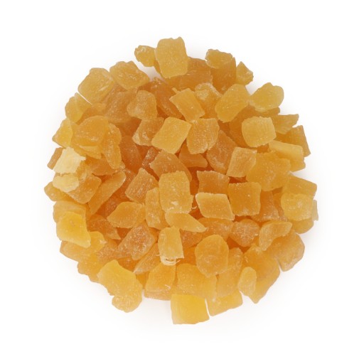 Prírodný kandizovaný ananás 500g KVALITNÉ KOCKY