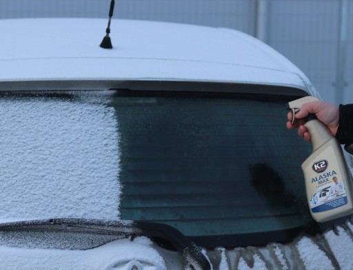K2 ALASKA ROZMrazovač okien na autosklá, rozpúšťa ľad a námrazu, 700ml