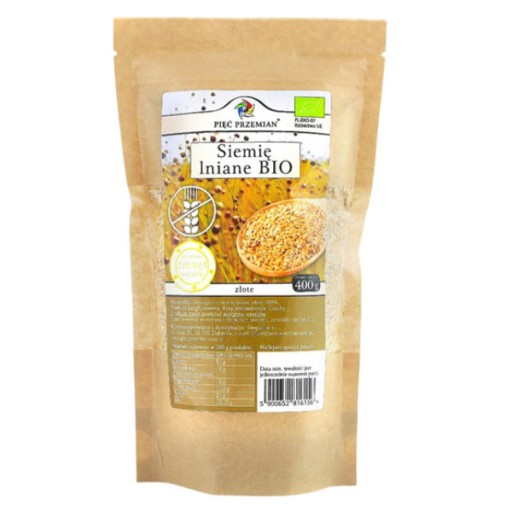 Bio zlaté ľanové semienko 400g