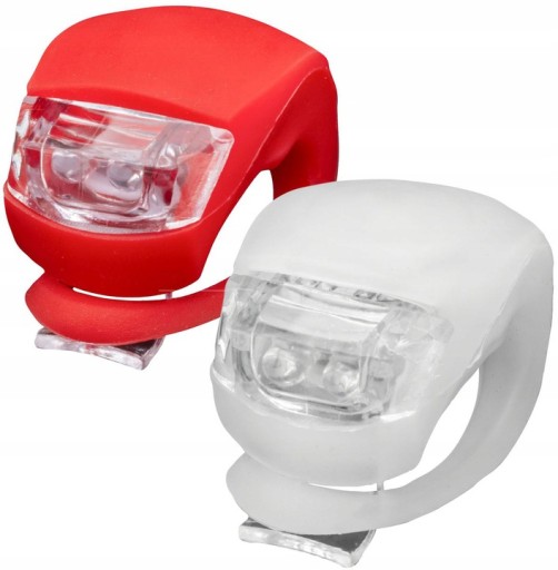 LED LAMPA NA BICYKEL PREDNÉ ZADNÉ LAMPY 2KS MEGA POWER