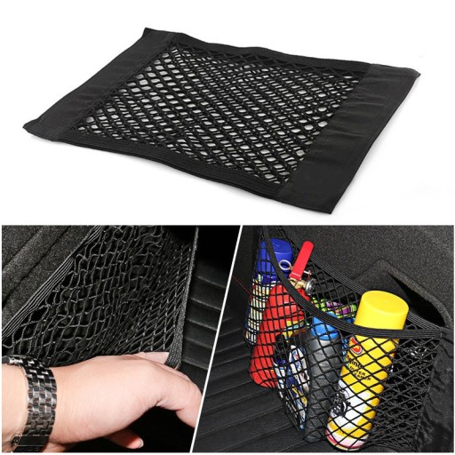 ORGANIZÁTOR AUTA SIEŤKA NA VELCRO NA KUFOR AUTA 50x25 STRONG