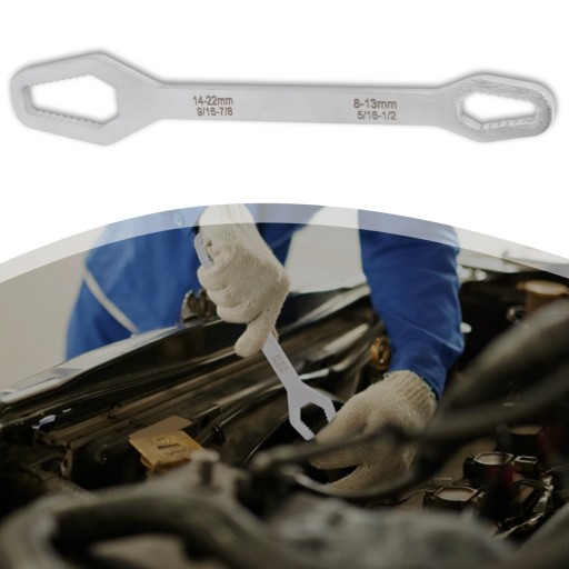 Univerzálny dvojhlavý vidlicový kľúč, palcový 8-22 mm torx