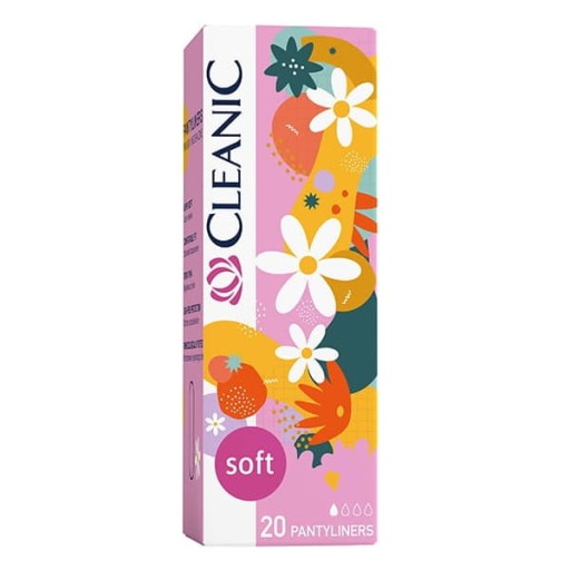 CLEANIC Mäkké hygienické vložky 20 ks