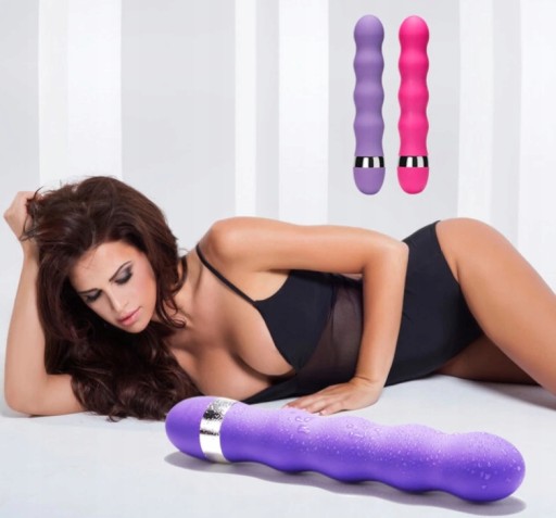 Vibrátor G-Spot análny kolík na klitoris 18,5 cm