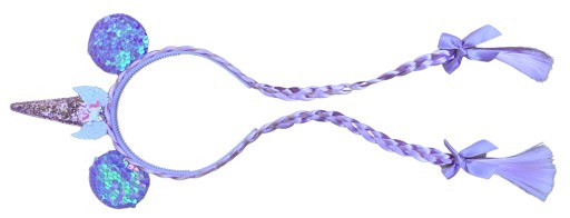 # HAIR BAND vrkôčiky vrkôčiky JEDNOROŽEC