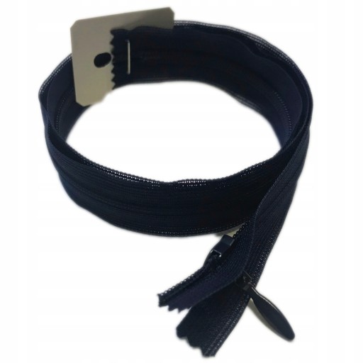 Skrytý zips YKK na šaty 30 NAVY BLUE 058