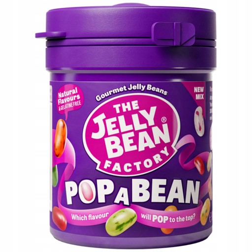 Jelly Bean Factory Fruit Beans 36 príchutí Jelly Pop a Bean 100 g