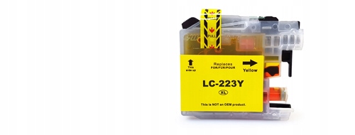 ATRAMENT PRE BROTHER LC223 XL DCP-J4120DW DCP-J562DW MFC-J460DW MFC-J480DW Y