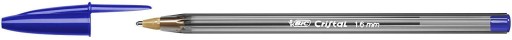 MODRÉ BIC CRISTAL VEĽKÉ GULIČKOVÉ PERO 1,6 mm MODRÉ x 10 kusov
