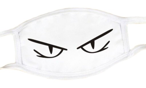 Pleťová maska Eyes Streetwear biela
