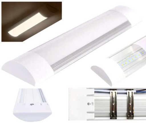 POVRCHOVÁ LED LAMPA 30cm 10W DO DIELNEJ GARÁŽE 3000K TEPLÁ FARBA