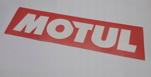 NÁLEPKA MOTUL S LOGOM NÁLEPKA VEĽKÁ POLOMATNÁ 28 x 7,5 cm