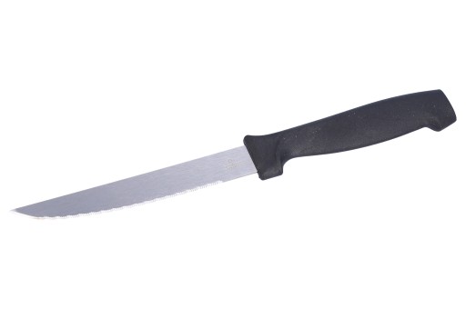 SADA STEAKOVÝCH NOŽOV 10ks na gril, zúbkovaná čepeľ, nerez