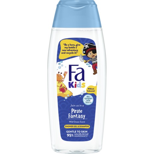 FA Kids Čučoriedkový sprchový gél pre deti 2v1