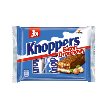 1x 120g KNOPPERS Oriešková tyčinka 3-bal