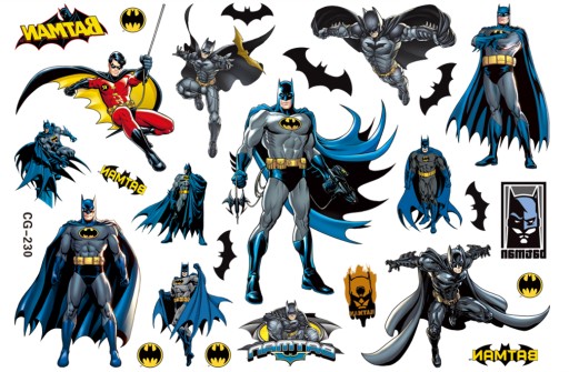 Odnímateľné tetovanie pre deti BATMAN CG230