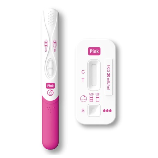Hydrex Pink Duo tryskový a tanierový tehotenský test