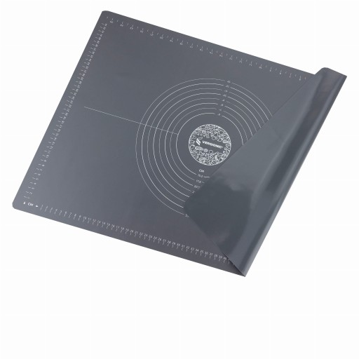 VEĽKÝ SILIKÓNOVÝ KUCHYNSKÝ STÔL 70x50cm PODLOŽKA NA TORTY MATNÝ XXL