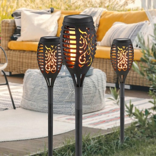 LED solárne svietidlo TORCH efekt FIRE FLAME 1PC