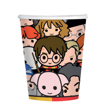 Harry Potter papierové poháriky 250 ml / 8 ks.