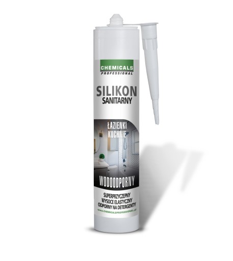 Sanitárny silikón WHITE 300ml kúpeľňová kuchynka