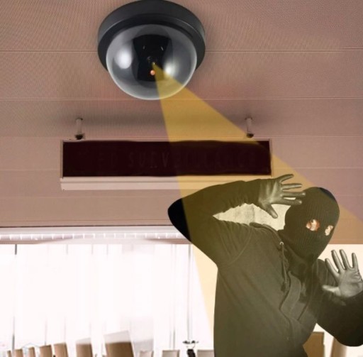 DUMMY PRIEMYSELNÁ KAMERA DIÓDA DOME