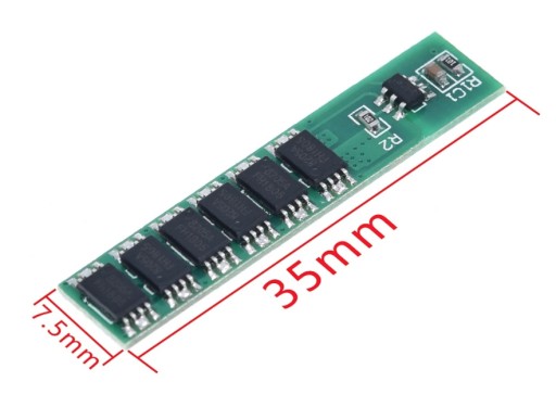 BMS Protection 1s 3,6V - 3,7V 12A/15A Li-Ion