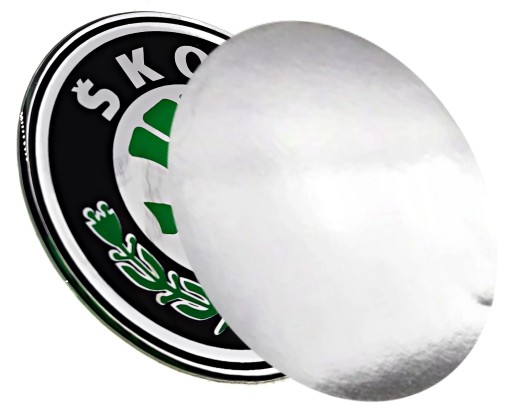 Silikónový emblémový odznak 70mm pre Škoda 7cm