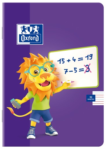 OXFORD LION NOTEBOOK A5/32K DVOJFAREBNÝ RAD