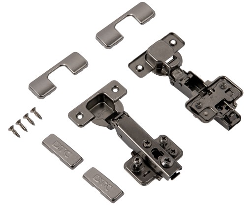 Nábytkový záves 3D prekrytý, 2 ks - C82-3D/0* B-S BLACK STYLISH AMIX