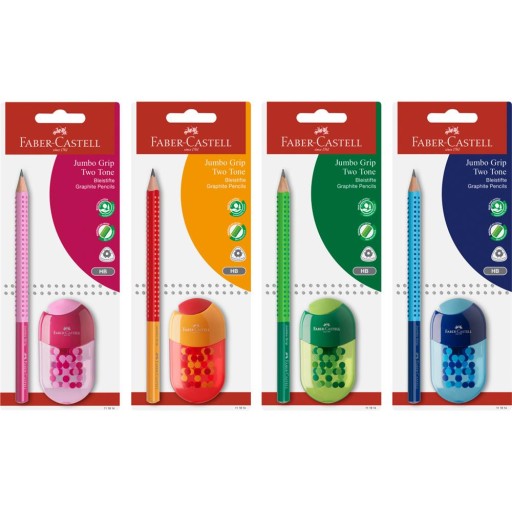 PENCIL Grip 2001 + brúska s gumou FABER-CASTELL
