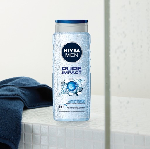 NIVEA MEN PURE IMPACT Pánsky sprchový gél 500ml
