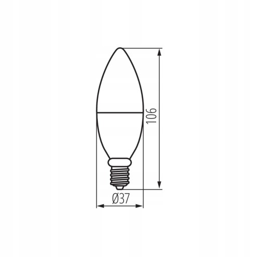SMART S C37 LED žiarovka 4,9W E14 RGBCCT 2700-6500K