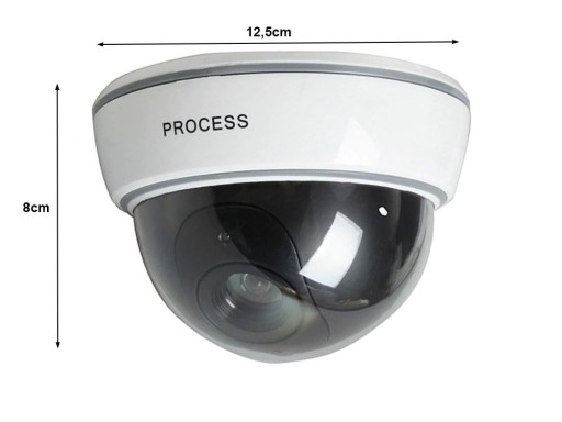 DUMMY CAMERA DOME KAMERA LED IR DOME VEĽKÁ