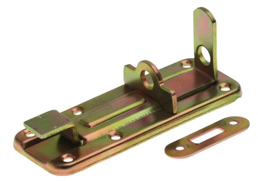 RAŽENÁ ZÁPADKA PLOCHÁ S BLOKOM 120X40mm NA BRÁNY