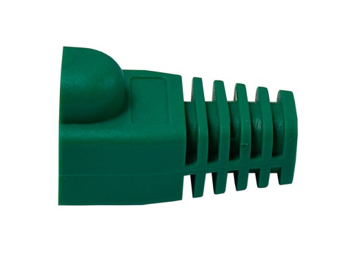 KRYT GUMOVÝ KRYT NA ZÁSTRČKU RJ45 10 ks ZELENÁ