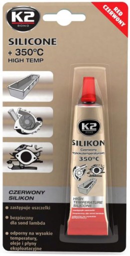 K2 VYSOKOTEPLOTNÝ SILIKÓN ČERVENÝ +350°C 21G