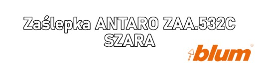 Zástrčka ANTARO ZAA.532C, ŠEDÁ - 1 sada (2 ks)