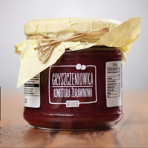 Brusnicový džem 210 g Gryszczeniówka