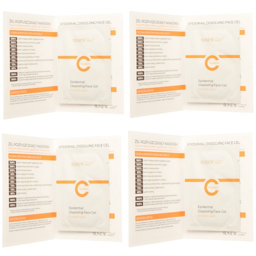SUNEW Vit C gél rozpúšťajúci epidermis 4 x vzorka 5g
