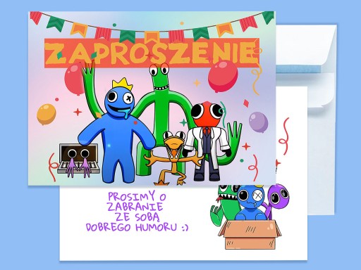 POZVÁNKA DÚHOVÝCH PRIATEĽOV NA NARODENINY DIEŤAŤA + OBÁLKA ZDARMA