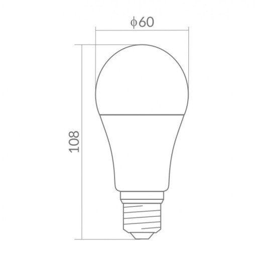 10W LED E27 ŽIAROVKA, TEPLÁ FARBA