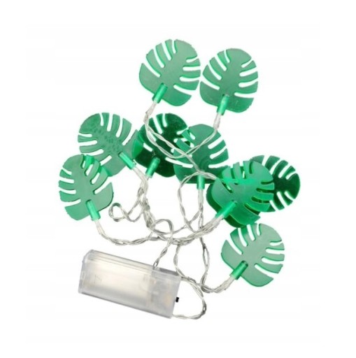 LED lampa Monstera leaves girlanda 130 cm