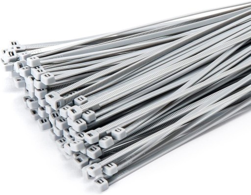 SVORKY VIAZAČKY KABELNÉ VIAZAČKY KABELOVÉ VIAZAČKY ŠEDÉ VIAZAČKY 4,8x200mm 100ks