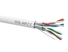 Lankový kábel, U/FTP 4x2x0,565 drôt kat.6A AWG23 1m.