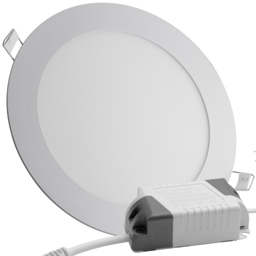 Okrúhly zapustený LED stropný panel 12W NEUTRAL